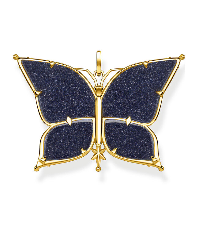 Thomas Sabo  PE925-963-7 Charm-Anhänger Schmetterling vergoldet