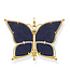 Thomas Sabo  PE925-963-7 Charm-Anhänger Schmetterling vergoldet