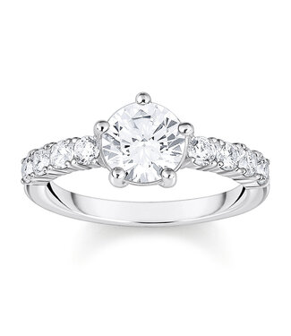 Thomas Sabo  TR2440-051-14-54 Ring Solitär Silber Grösse 54