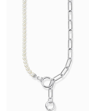 Thomas Sabo  KE2193-167-14-L47V Halskette Perle Glieder Silber 42-47 cm