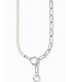 Thomas Sabo  KE2193-167-14-L47V Halskette Perle Glieder Silber 42-47 cm
