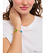 Thomas Sabo  A2153-052-7-L17 Armband Goldbär Perle Silber 17 cm