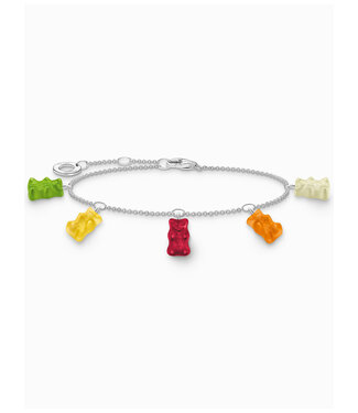 Thomas Sabo  A2152-017-7-L19V Armband Goldbär Silber 19 cm