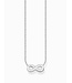 Thomas Sabo  KE2221-001-21-L45V Halskette mit Anhänger Infinity Silber 38+7 cm