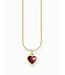 Thomas Sabo  KE2268-414-10-L45V Halskette mit Anhänger Herz vergoldet 38+7 cm