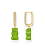 Thomas Sabo  CR727-414-6 Einzel-Creole Goldbär vergoldet
