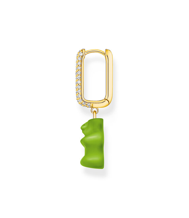 Thomas Sabo  CR727-414-6 Einzel-Creole Goldbär vergoldet
