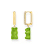 Thomas Sabo  CR727-414-6 Einzel-Creole Goldbär vergoldet