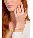 Thomas Sabo  TR2448-995-10-56 Ring Zirkonia mit rotem Stein Solitär vergoldet Grösse 56