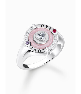 Thomas Sabo  TR2447-390-9-54 Ring Herz Steine Silber Grösse 54