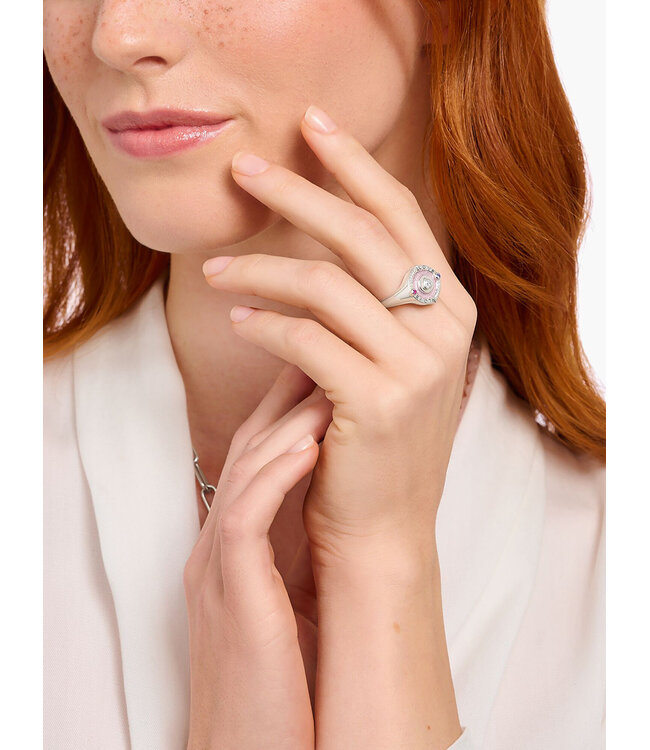 Thomas Sabo  TR2447-390-9-54 Ring Herz Steine Silber Grösse 54