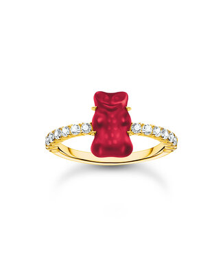 Thomas Sabo  TR2459-414-10-54 Ring Goldbär vergoldet Grösse 54