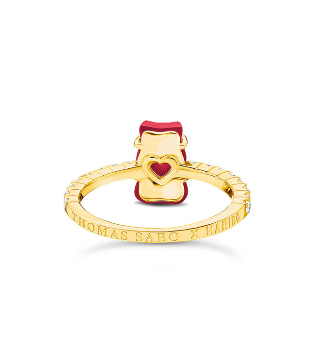 Thomas Sabo  TR2459-414-10-54 Ring Goldbär vergoldet Grösse 54