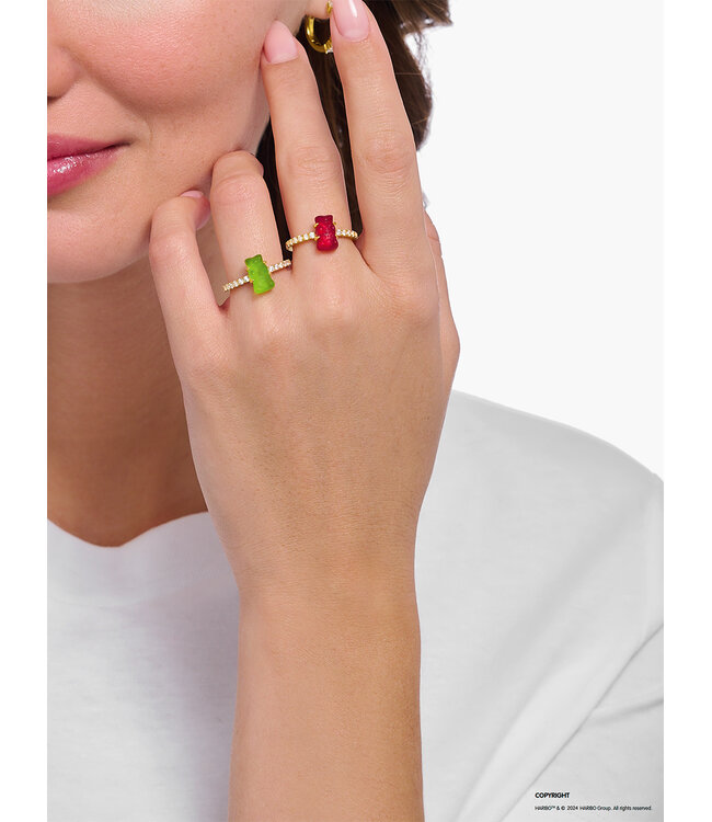 Thomas Sabo  TR2459-414-10-54 Ring Goldbär vergoldet Grösse 54