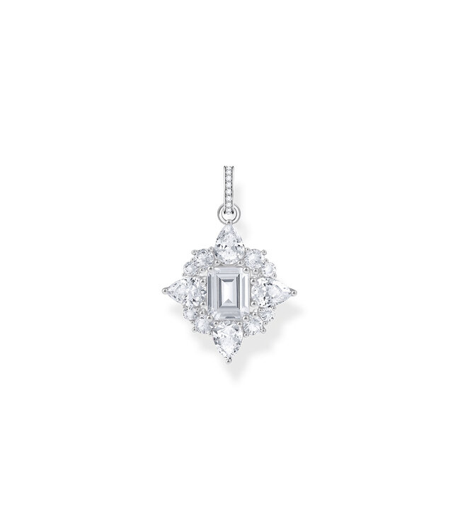 Thomas Sabo  PE963-051-14 Charm-Anhänger weisse Steine Silber