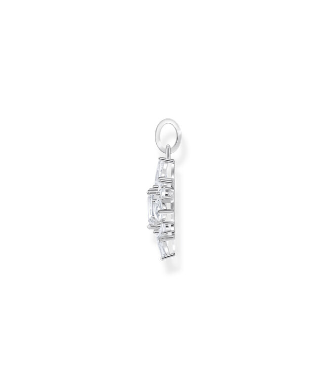 Thomas Sabo  PE963-051-14 Charm-Anhänger weisse Steine Silber