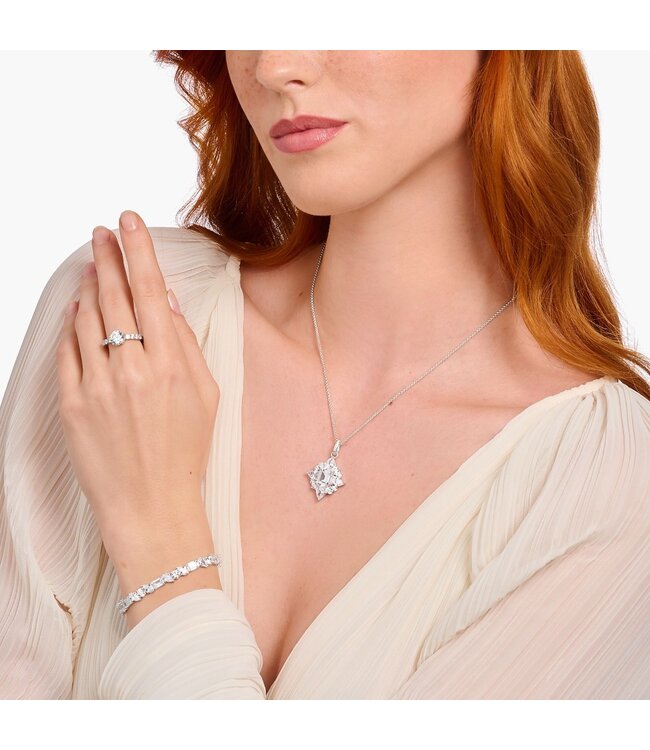 Thomas Sabo  PE963-051-14 Charm-Anhänger weisse Steine Silber