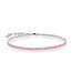 Thomas Sabo  A2167-051-9-L19V Tennisarmband pinke Steine Tennis Silber 19 cm