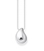 Thomas Sabo  KE2281-001-21-L50V Halskette mit Anhänger Tropfen Silber 45+5 cm