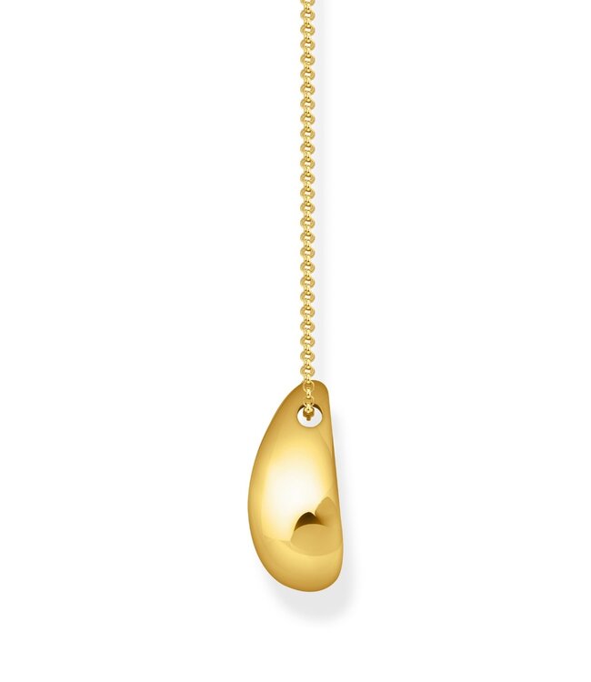 Thomas Sabo  KE2281-413-39-L50V Halskette mit Anhänger Tropfen vergoldet 45+5 cm