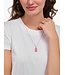 Thomas Sabo  PE967-052-9 Charm-Anhänger pinke Steine Silber