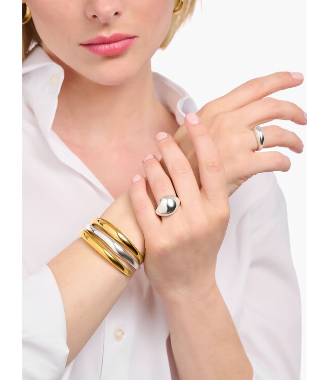 Thomas Sabo  TR2470-001-21-56 Ring Tropfen organische Form Silber Grösse 56