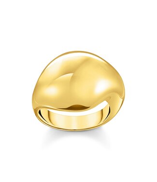 Thomas Sabo  TR2470-413-39-56 Ring Tropfen organische Form vergoldet Grösse 56