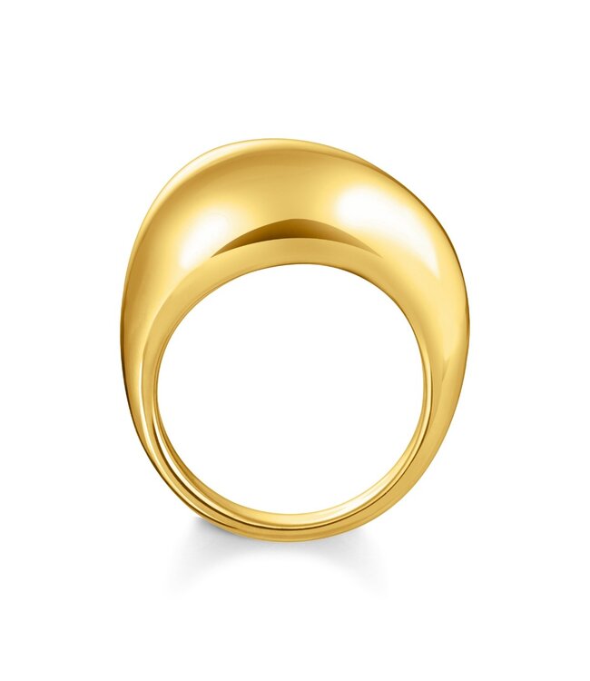 Thomas Sabo  TR2470-413-39-56 Ring Tropfen organische Form vergoldet Grösse 56