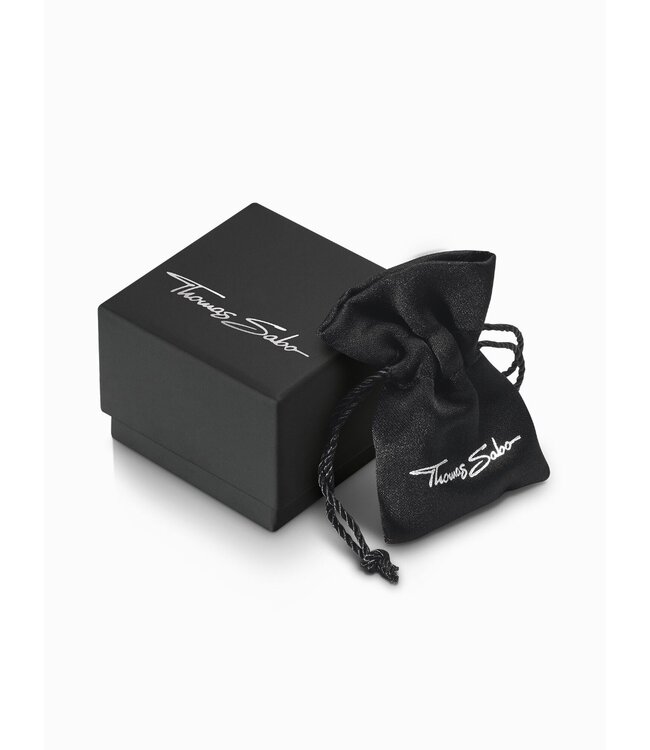 Thomas Sabo  TR2476-051-9-56 Ring Herz mit pinkem Stein Silber Grösse 56
