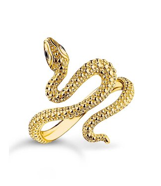 Thomas Sabo  TR2483-427-39-54 Ring Schlange Romance vergoldet Grösse 54