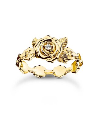 Thomas Sabo  TR2482-414-39-56 Ring Rose Romance vergoldet Grösse 56