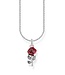 Thomas Sabo  KE2219-664-10-L45V Halskette mit Anhänger Rose Silber 38+7 cm