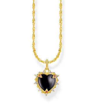 Thomas Sabo  KE2297-995-11-L45V Halskette mit Anhänger Herz Romance vergoldet 40+5 cm