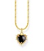 Thomas Sabo  KE2297-995-11-L45V Halskette mit Anhänger Herz Romance vergoldet 40+5 cm