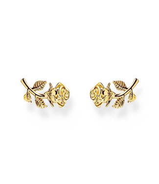Thomas Sabo  H2314-413-39 Ohrstecker Rose Romance vergoldet