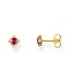 Thomas Sabo  H2311-995-10 Ohrstecker mit rotem Stein vergoldet