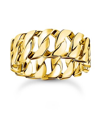Thomas Sabo  TR2497-413-39-56 Ring Glieder breit vergoldet Grösse 56