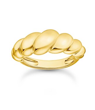 Thomas Sabo  TR2494-413-39-56 Ring organische Form vergoldet Grösse 56