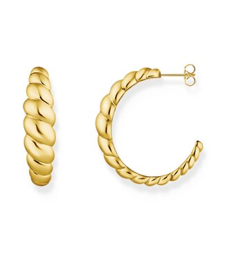 Thomas Sabo  CR758-413-39 Creolen organische Form vergoldet