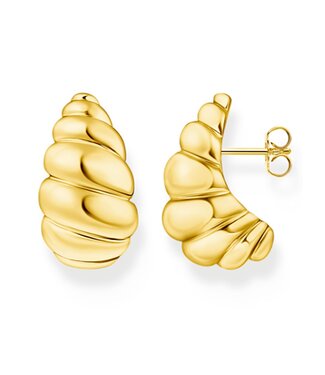 Thomas Sabo  H2326-413-39 Ohrstecker organische Form vergoldet
