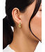 Thomas Sabo  H2326-413-39 Ohrstecker organische Form vergoldet