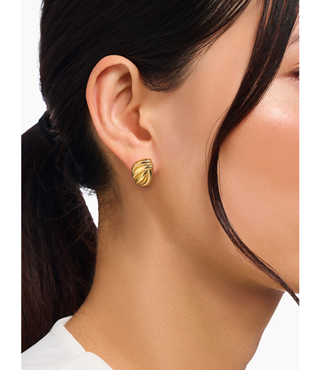 Thomas Sabo  H2327-413-39 Ohrstecker organische Form vergoldet