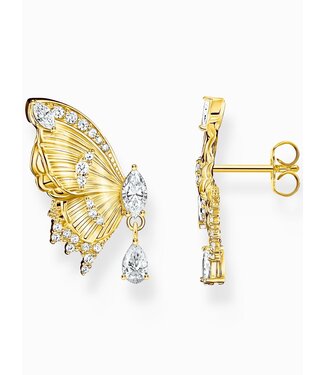 Thomas Sabo  H2328-414-14 Ohrstecker Schmetterling Steine vergoldet