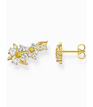 Thomas Sabo  H2324-414-4 Ohrstecker Blume vergoldet
