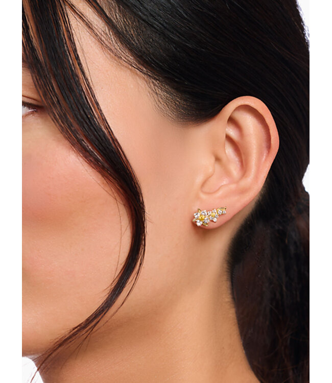 Thomas Sabo  H2324-414-4 Ohrstecker Blume vergoldet