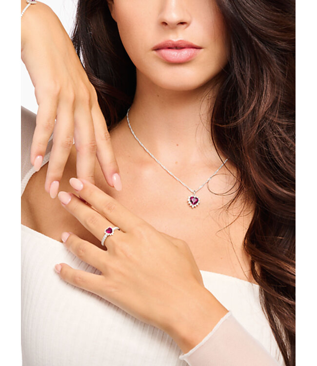 Thomas Sabo  KE2305-013-10-L45V Halskette Herz Romance Silber 40+5 cm