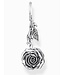Thomas Sabo  PE981-637-21 Charm-Anhänger Rose Midnight Rose Silber