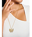 Thomas Sabo  PE984-414-14 Charm-Anhänger Schmetterling Steine vergoldet