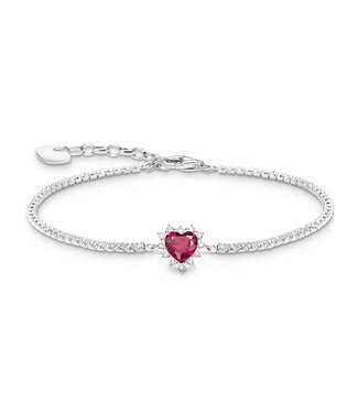Thomas Sabo  A2188-013-10-L19V Armband Herz Romance Silber 19 cm