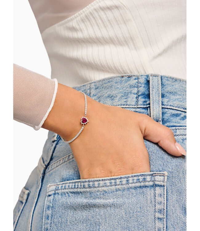 Thomas Sabo  A2188-013-10-L19V Armband Herz Romance Silber 19 cm